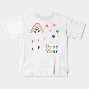 Rainbow aesthetic Kids T-Shirt